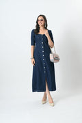 Mira Denim Midi Dress